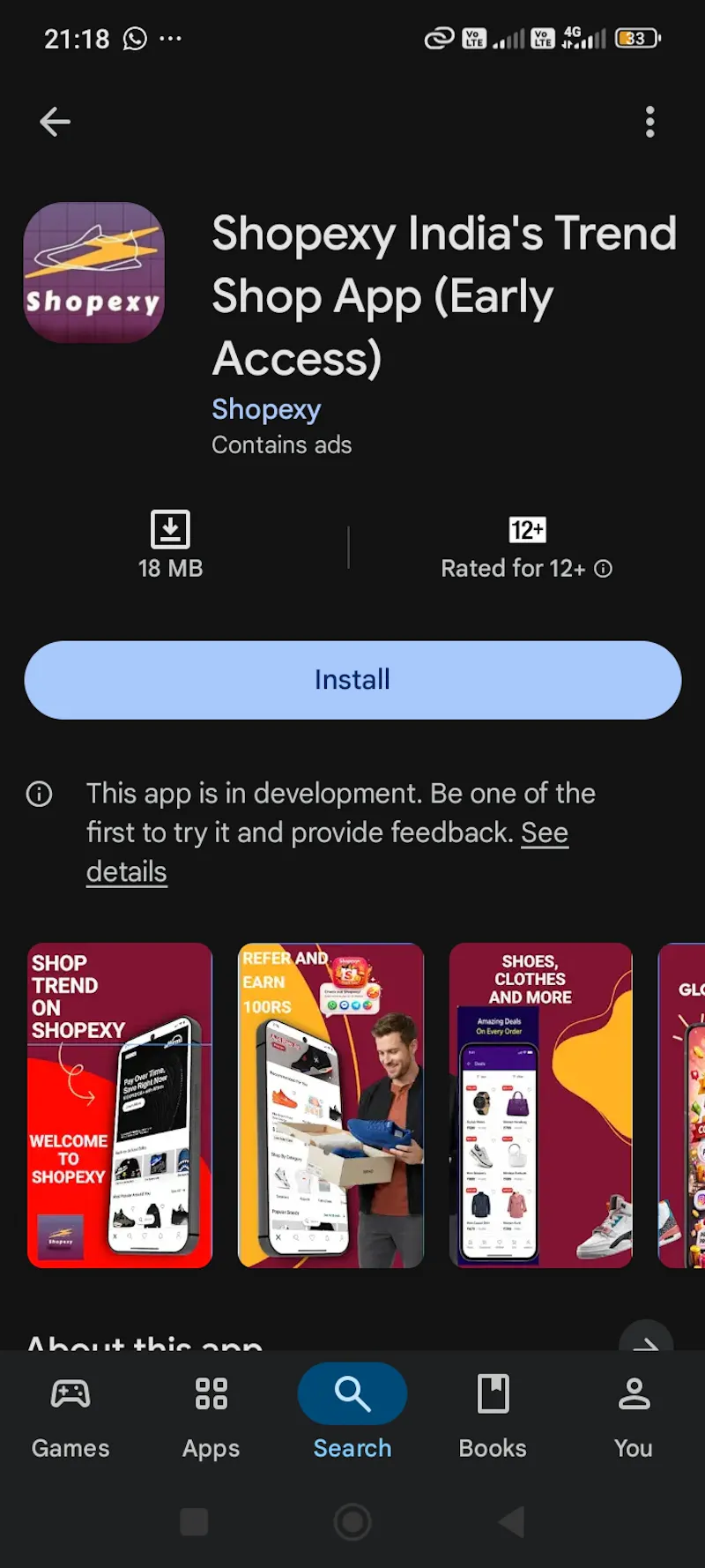 Shopexy India's First Trend Shopping App screenshot 2