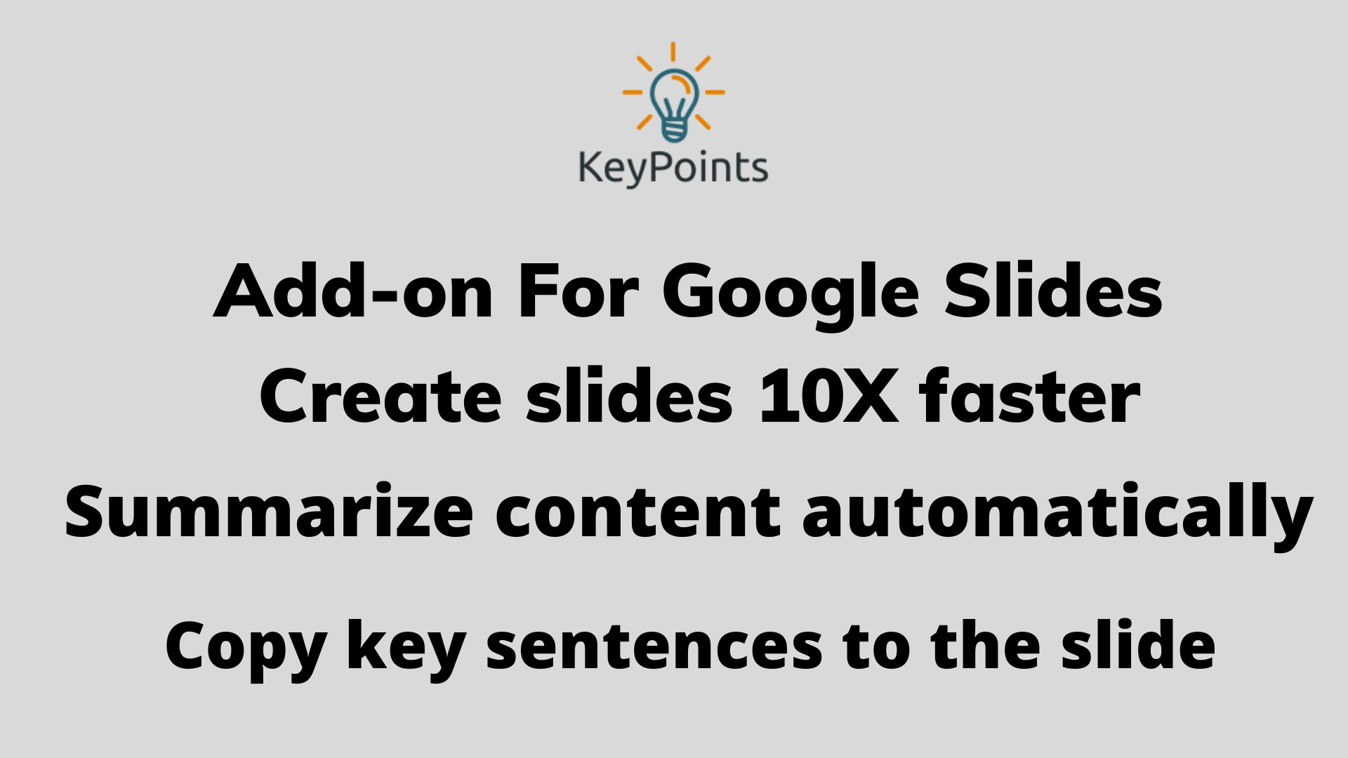 KeyPoints for Google Slides gallery image