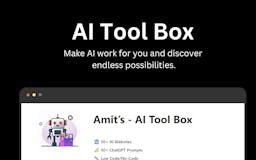Amit’s - AI Tool Box media 1