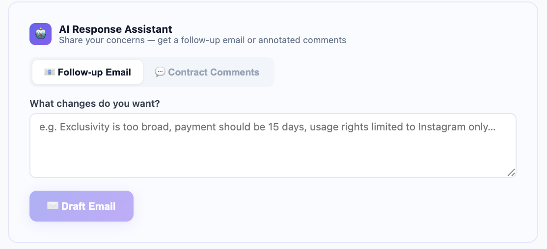 ContractIQ — Beta - Screenshot 2 showing product features and functionality