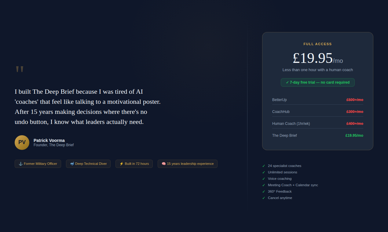 The Deep Brief gallery image