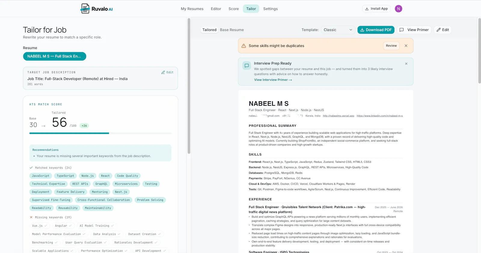 Ruvalo AI screenshot 4