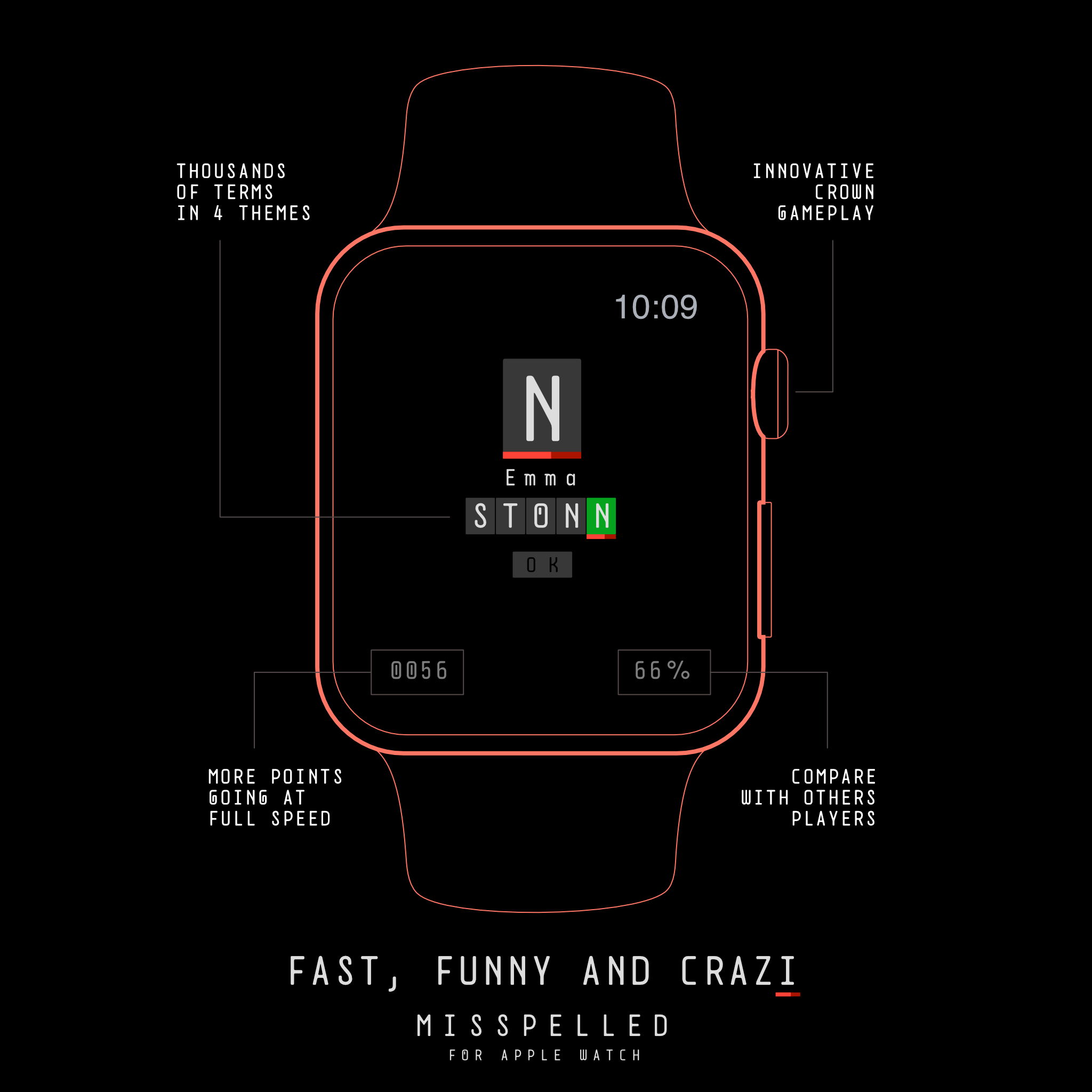 Misspelled for Apple Watch gallery image