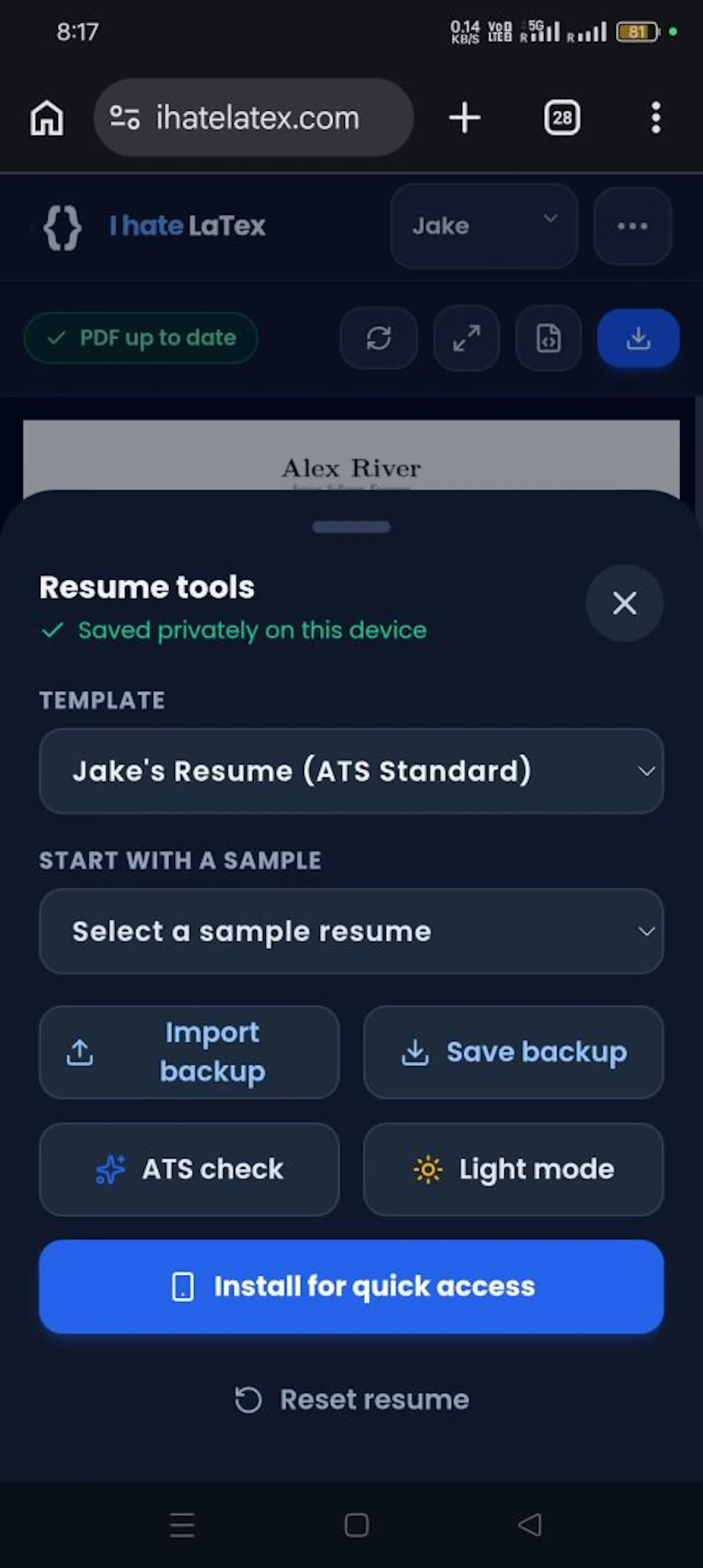 IhateLaTeX screenshot 5