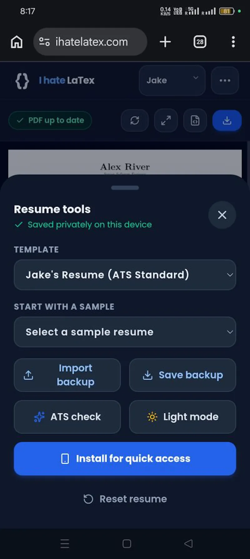 IhateLaTeX screenshot 5
