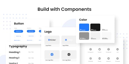 Kicker - Free Design System for Figma gallery image