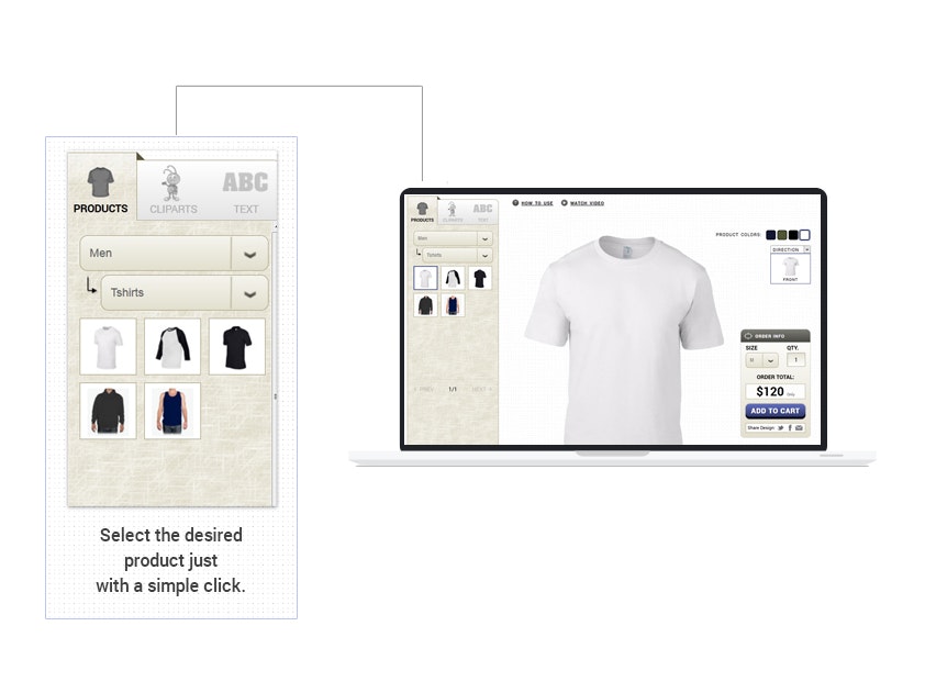 NRize - Online Product Designer Tool (Shopify Extention) gallery image