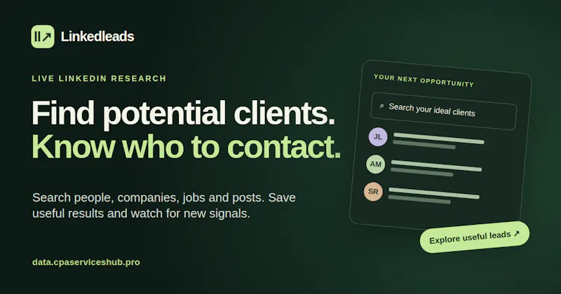 Linkedleads screenshot 1