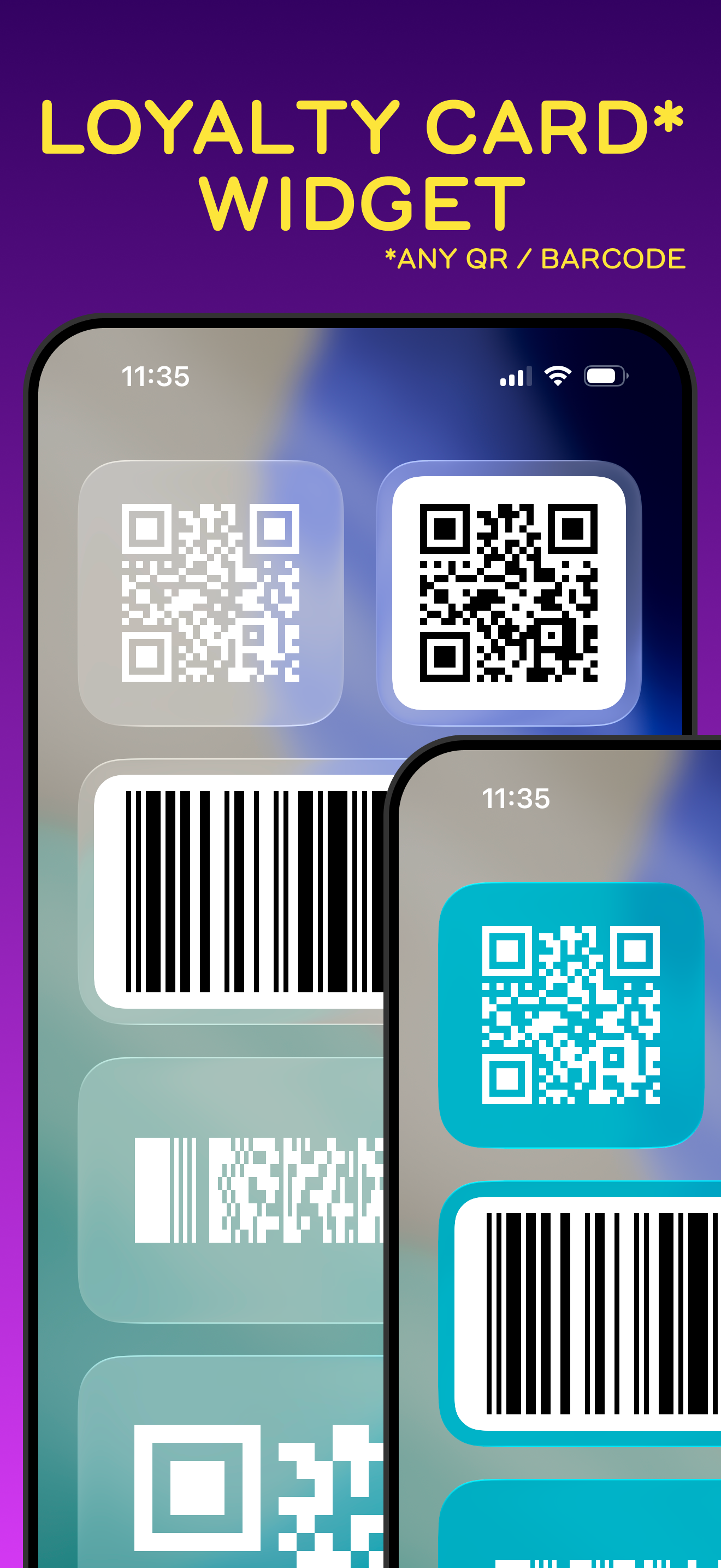 PeekCard - Main product screenshot demonstrating key features and user interface