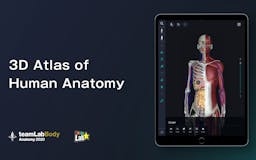 3D anatomy by teamLabBody media 2