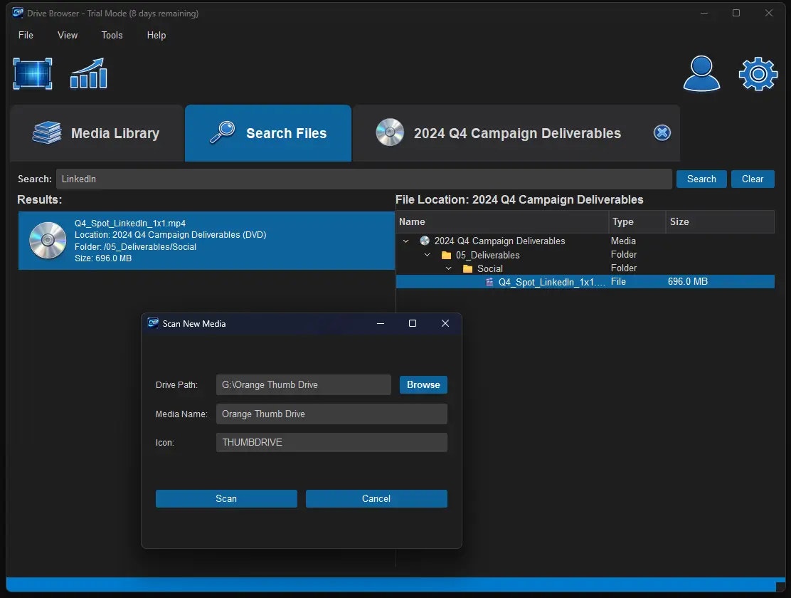 Drive Browser - Screenshot 4 showing product features and functionality