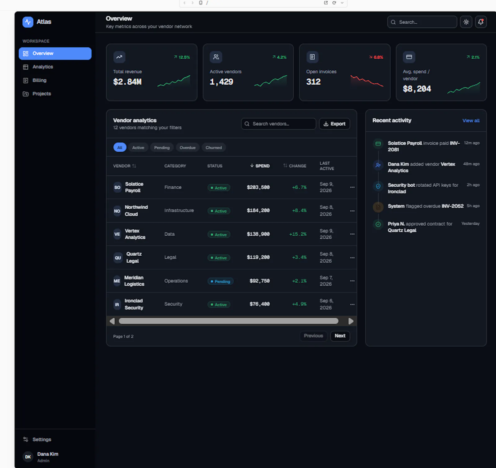 ApexGrid UI screenshot 2