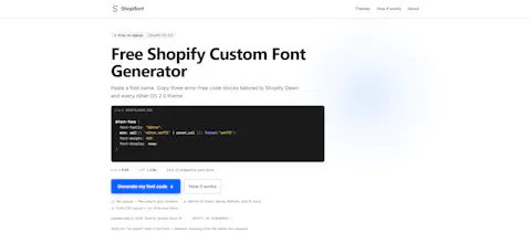 Shopifont gallery image