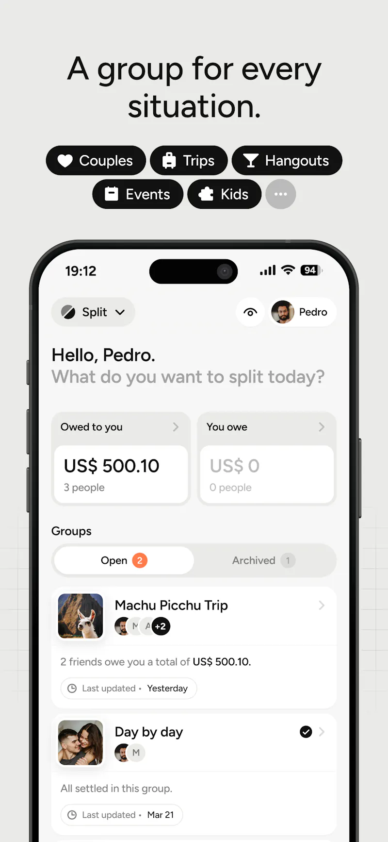 TakeControl: Expense Splitter screenshot 4