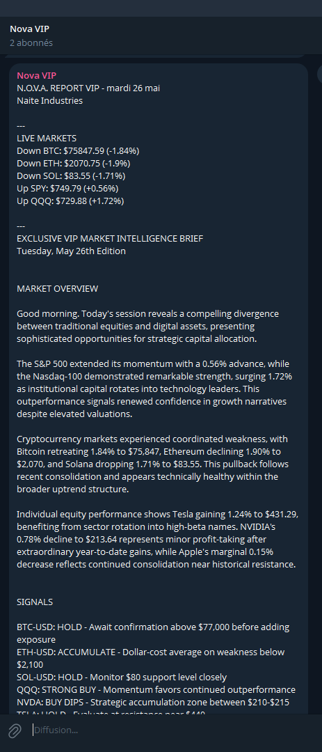 N.O.V.A. — AI Financial Intelligence gallery image