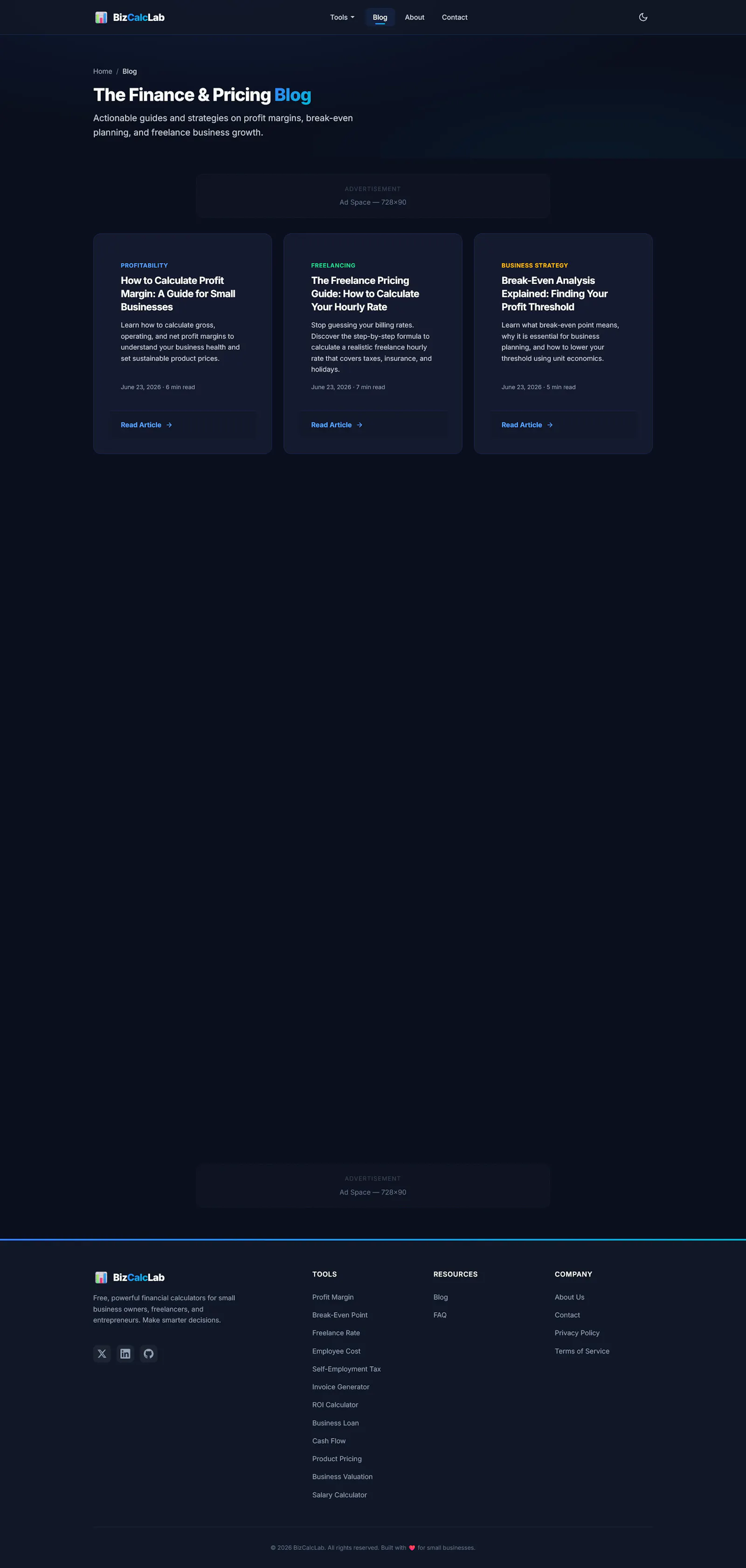 BizCalcLab screenshot 2