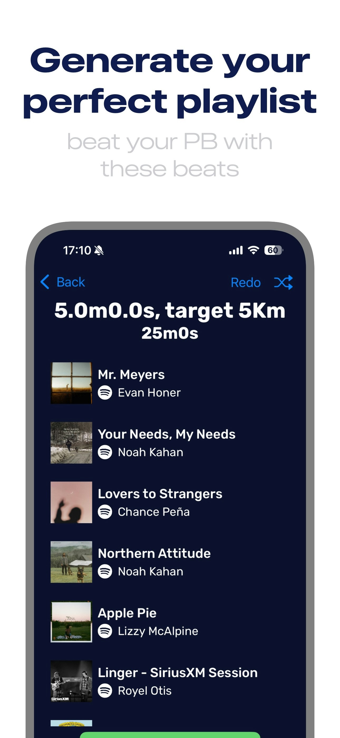 BeatStride: Playlist in esecuzione - Il perfetto produttore di playlist per i corridori su Spotify media 4