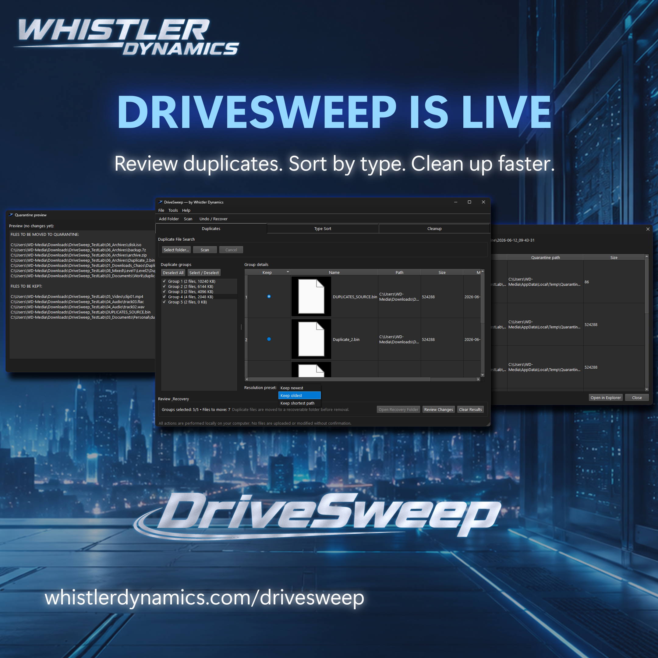 DriveSweep gallery image