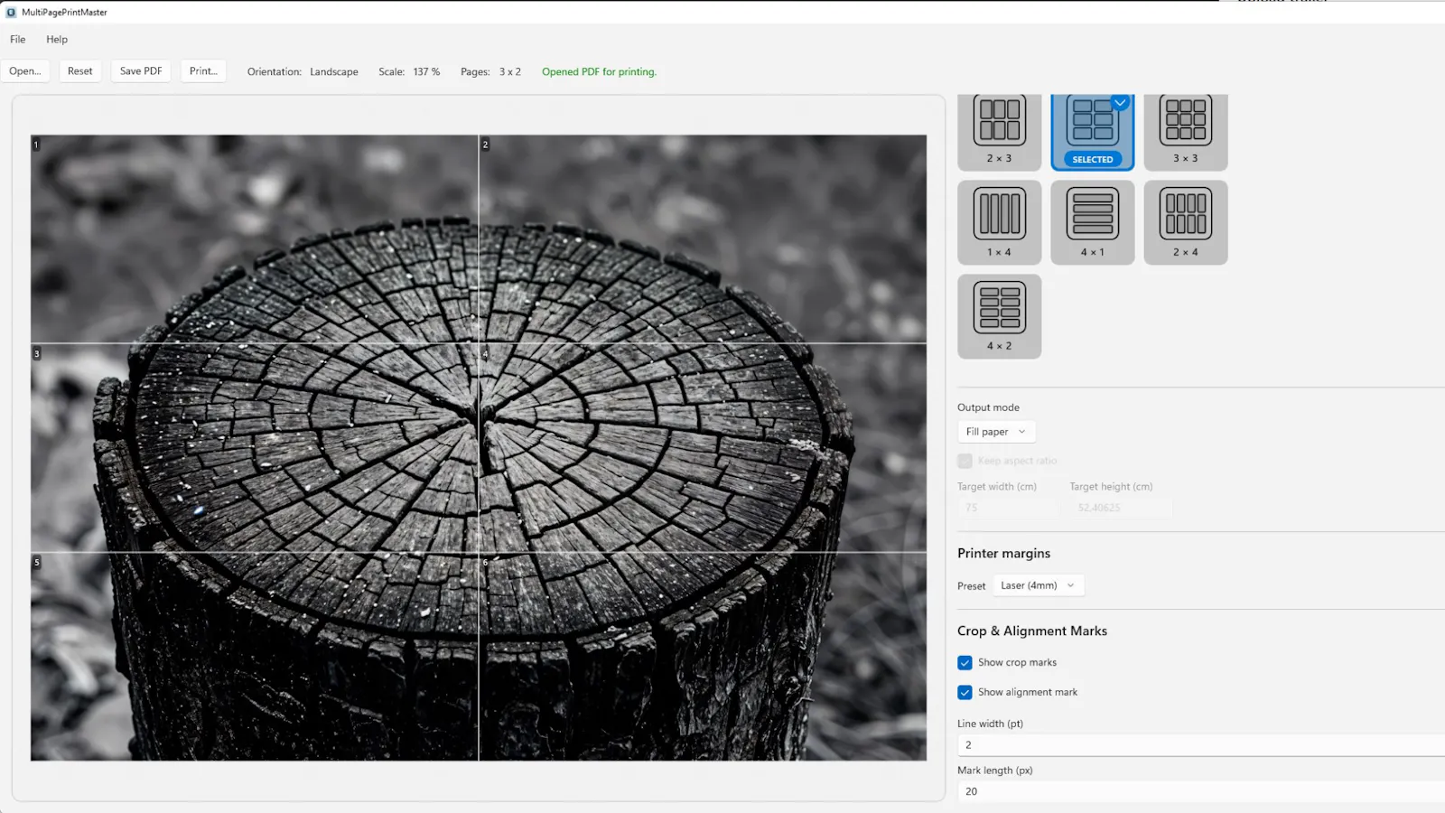 Multi Page Print Master screenshot 1