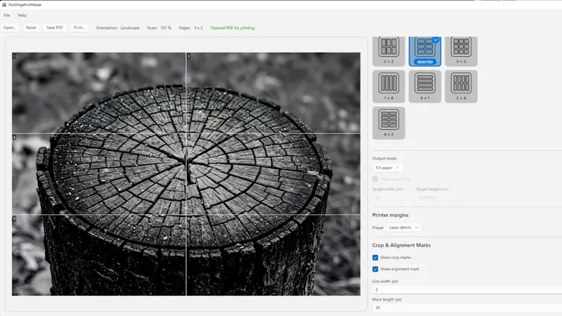 Multi Page Print Master screenshot 1