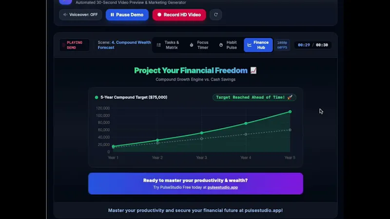 PulseStudio screenshot 1 (video preview)