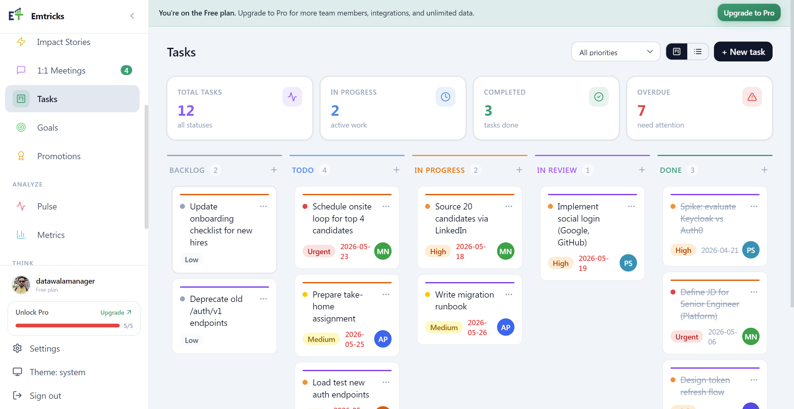 Emtricks — Engineering Manager Toolkit gallery image
