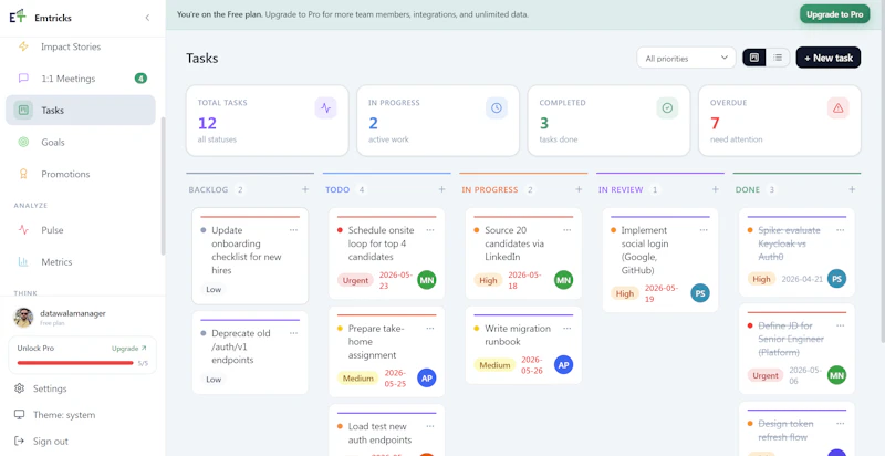 Emtricks — Engineering Manager Toolkit screenshot 5