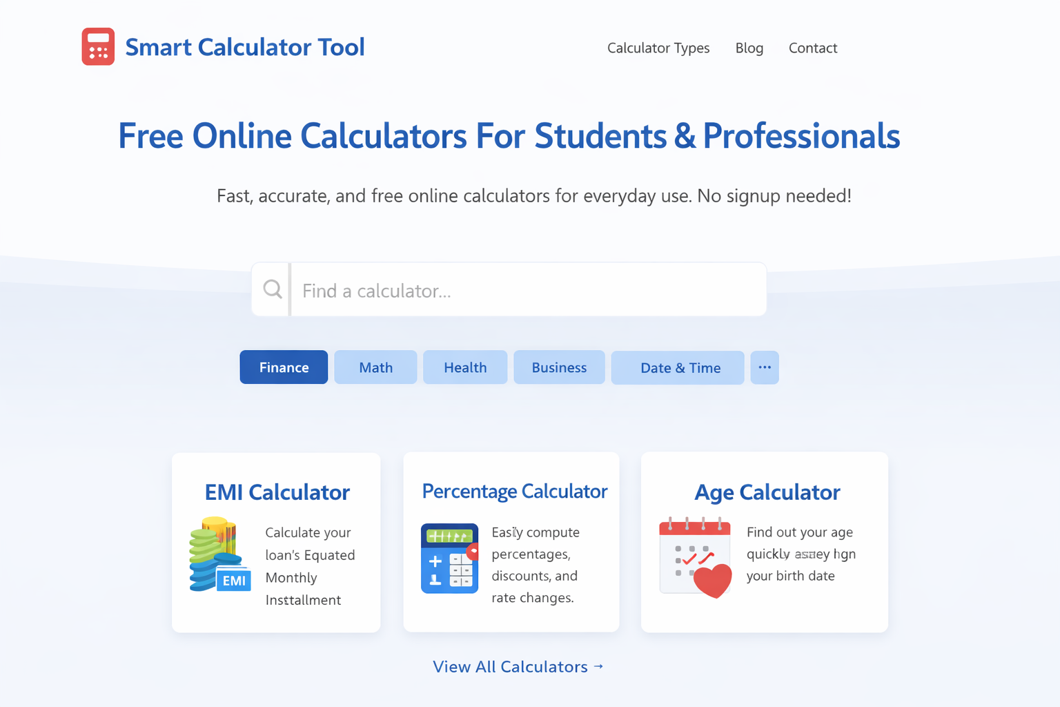 Smart Calculator Tool