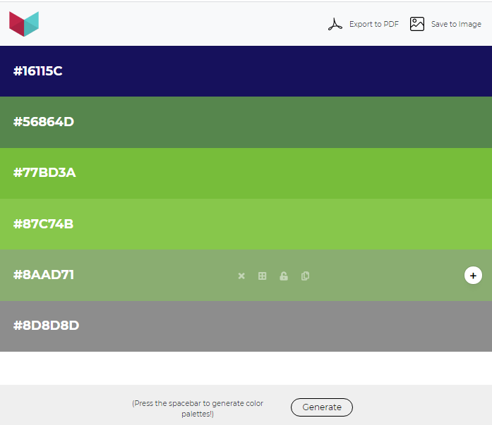 VOCSO Color Palette Generator gallery image