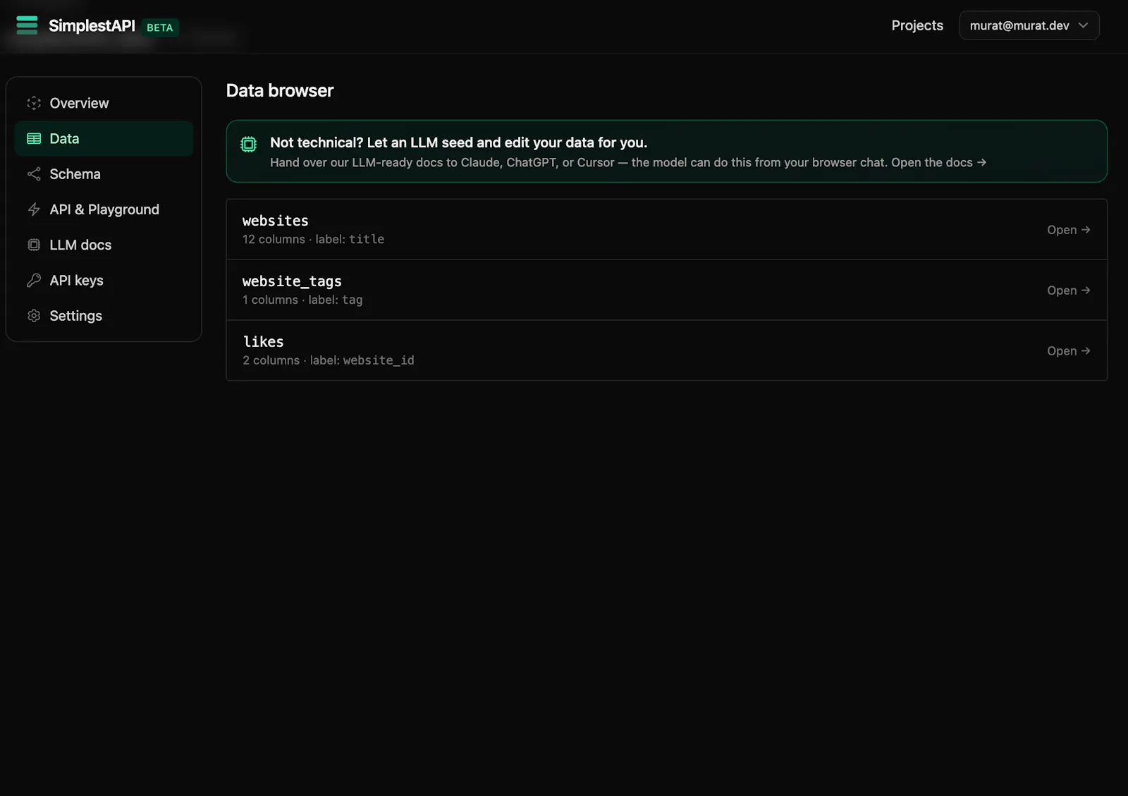 SimplestAPI screenshot 3