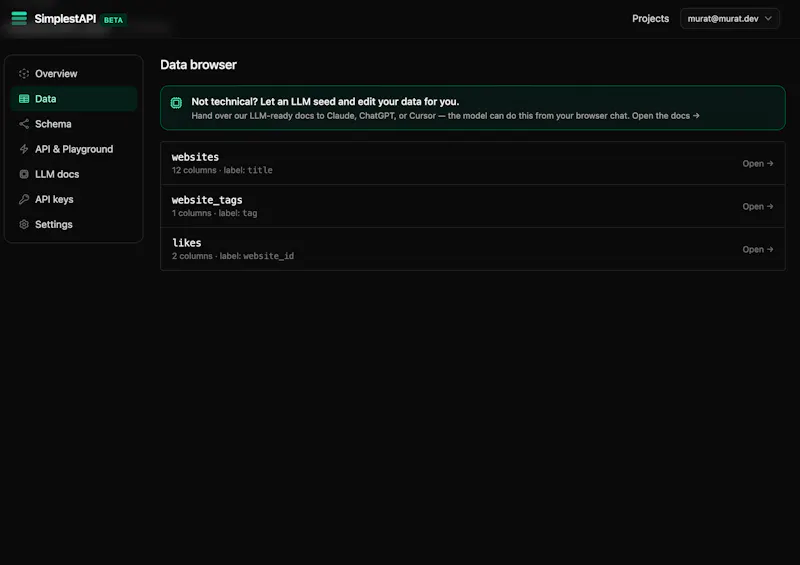 SimplestAPI screenshot 3