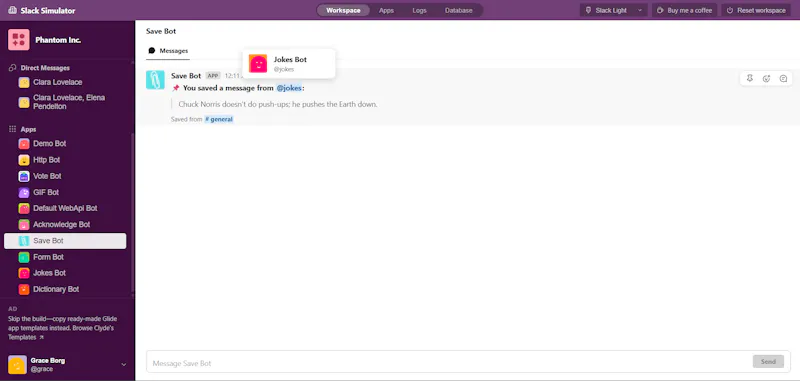 Slack Simulator screenshot 6