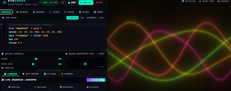 EvoCrosS screenshot 2