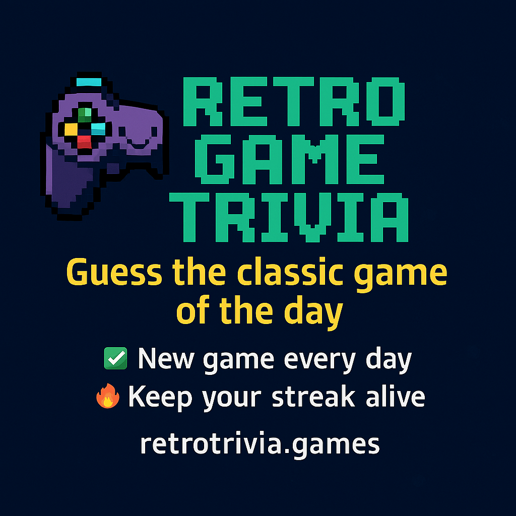 Média Trivia de jeu rétro - Jouez aux quiz et aux jeux vidéo rétro quotidiens et aux faits amusants 1