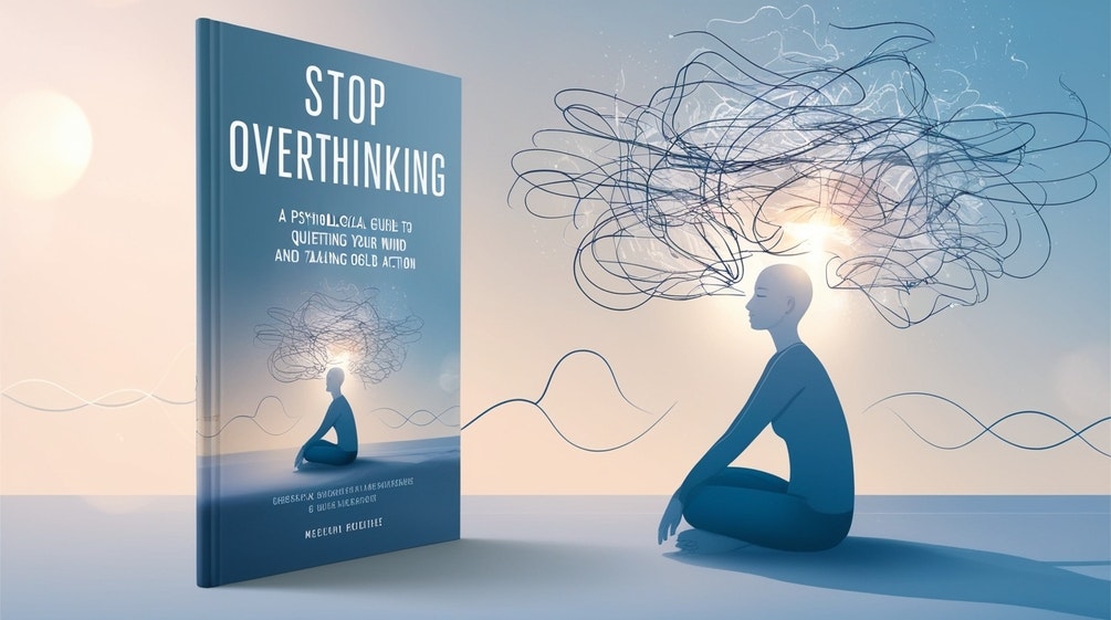 Stop Overthinking A Psychological Guide  - Product Hunt launch logo and brand identity