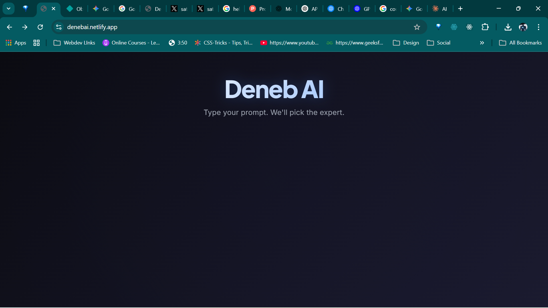 DenebAI - Screenshot 2 showing product features and functionality