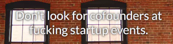 Startup Fucking Advice Image