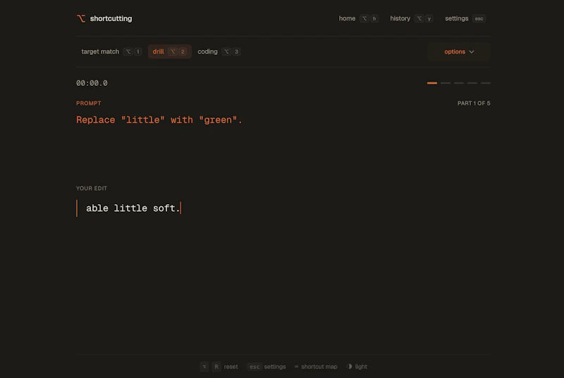 shortcutting screenshot 2