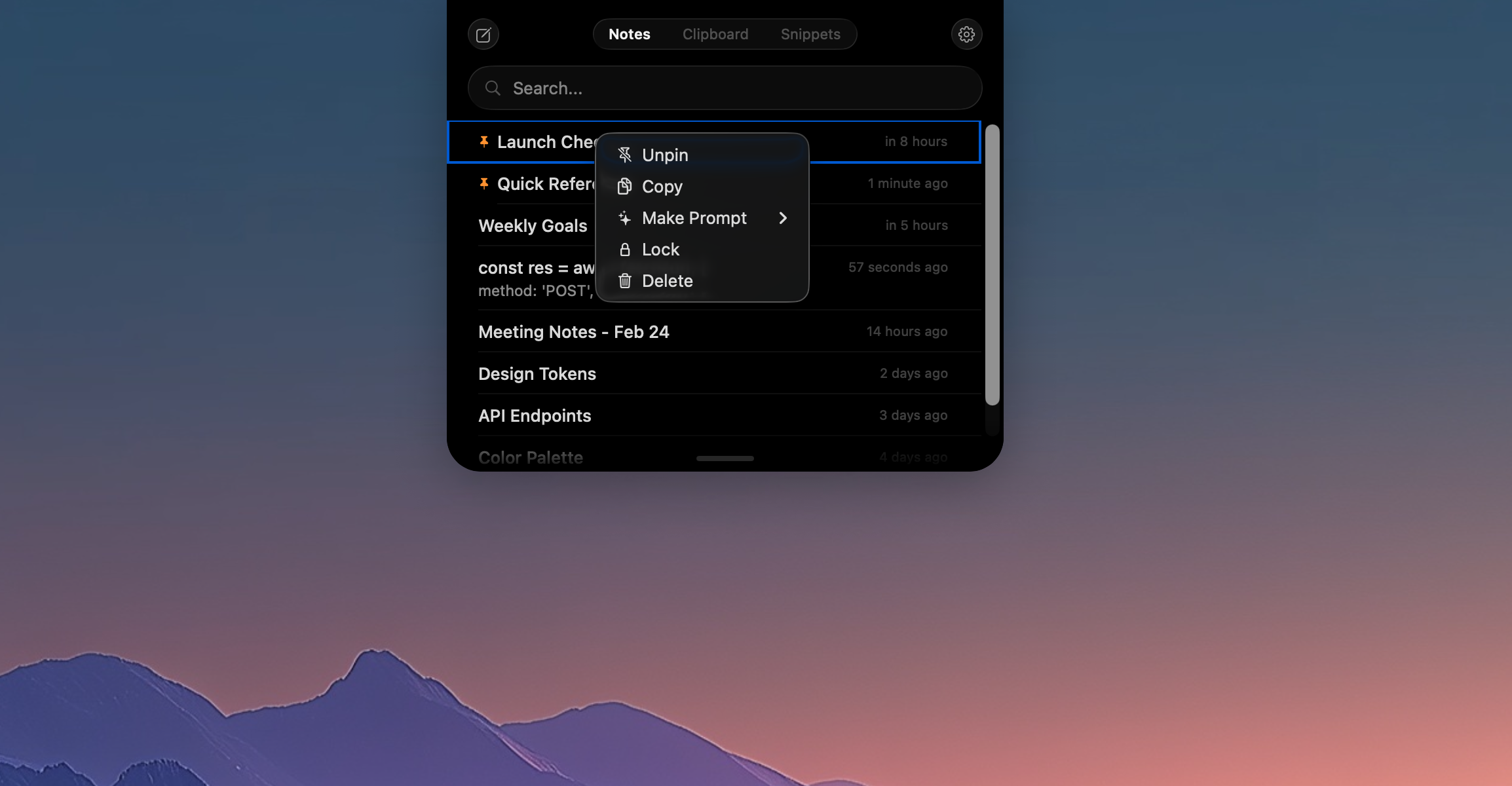 NotchPad - Screenshot 5 showing product features and functionality