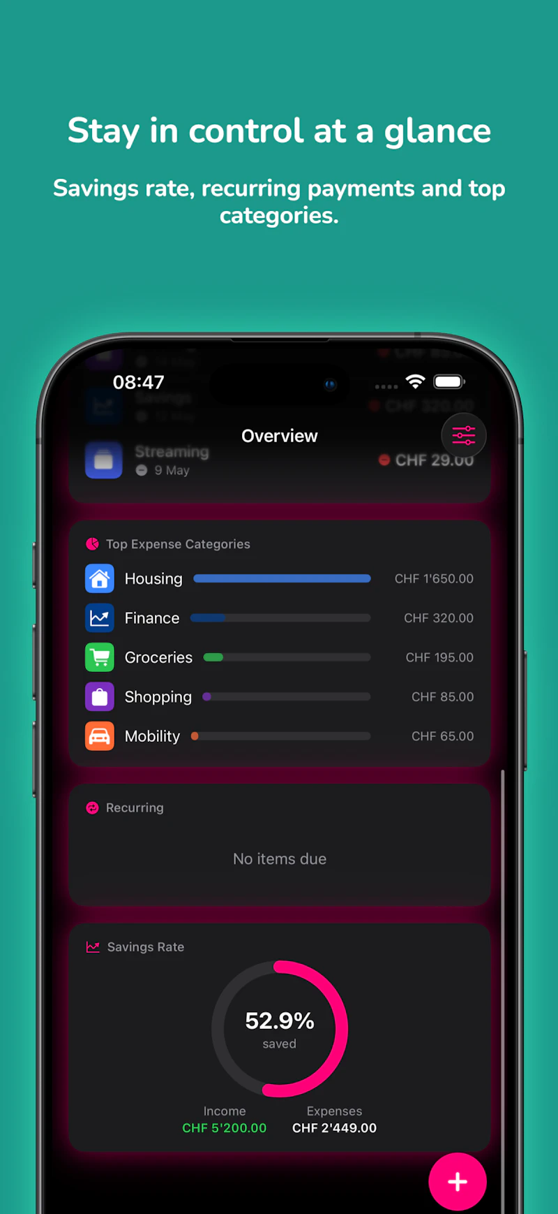 Cashya screenshot 2