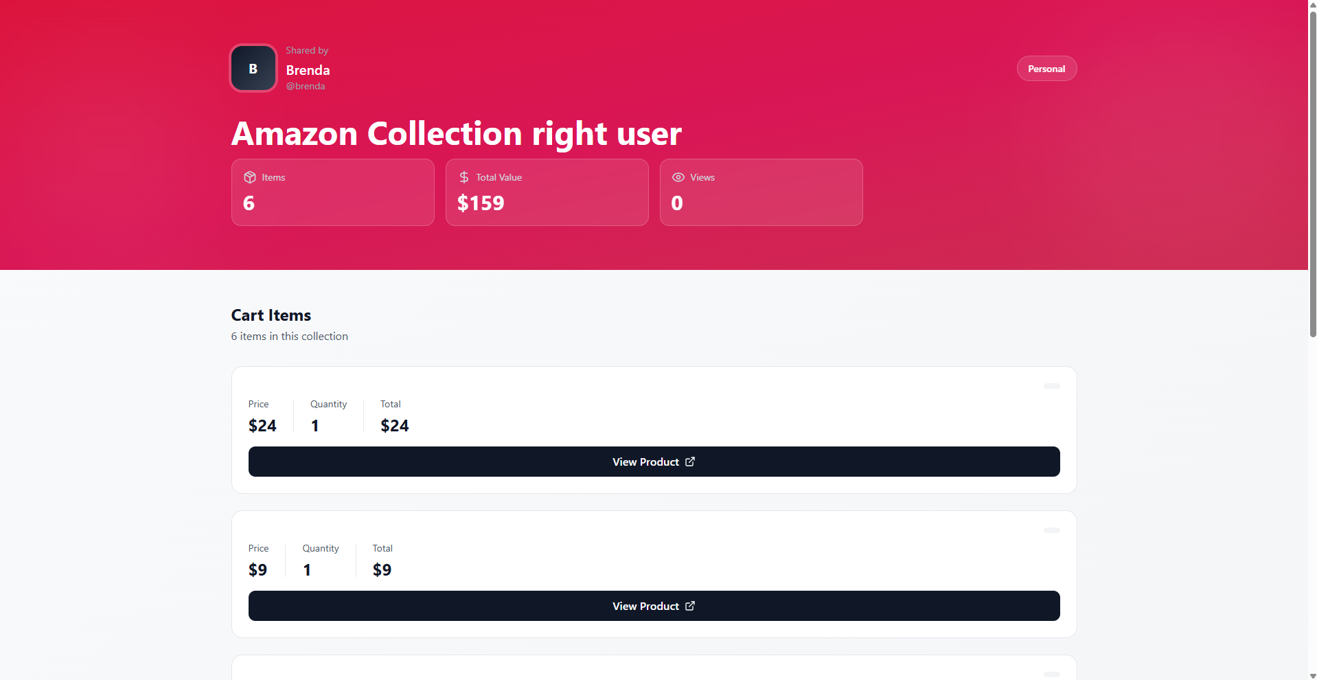 CartCandy - Main product screenshot demonstrating key features and user interface
