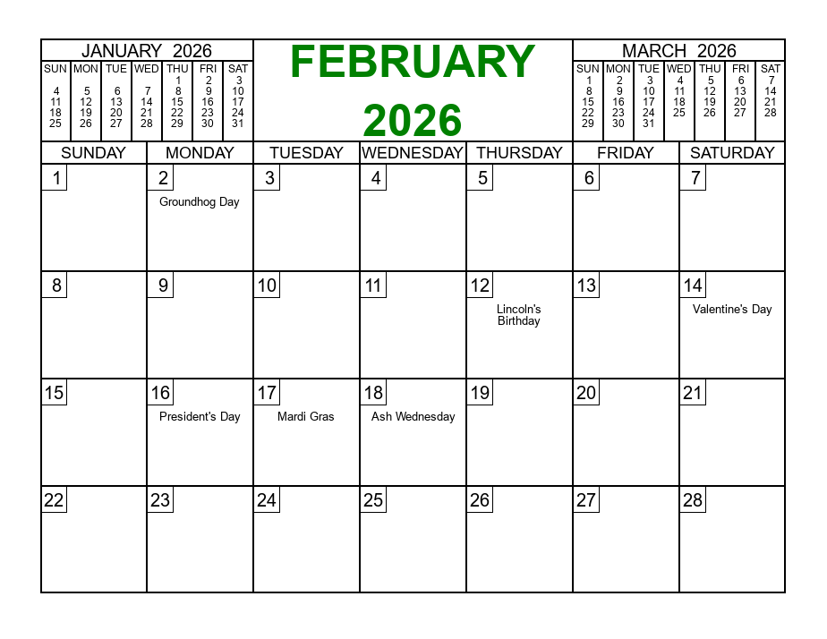 Pretty Printing Calendar