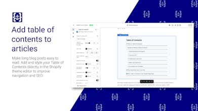 Shopify Table of Contents gallery image
