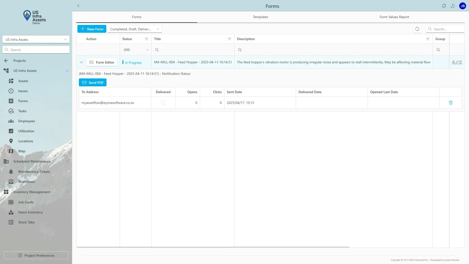Mídia 12 de Myassetflow - Gerenciamento de ativos físicos sem papel