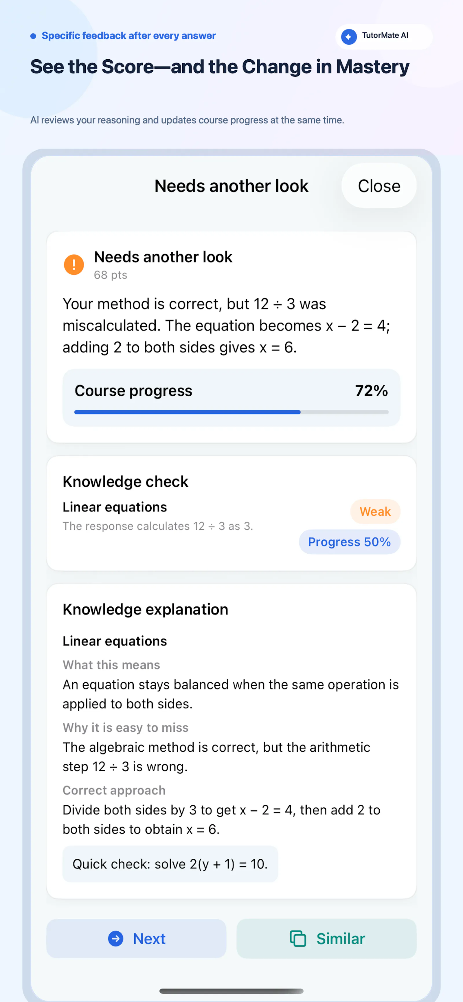 TutorMate AI screenshot 1