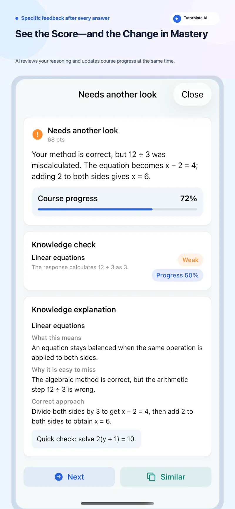 TutorMate AI screenshot 1