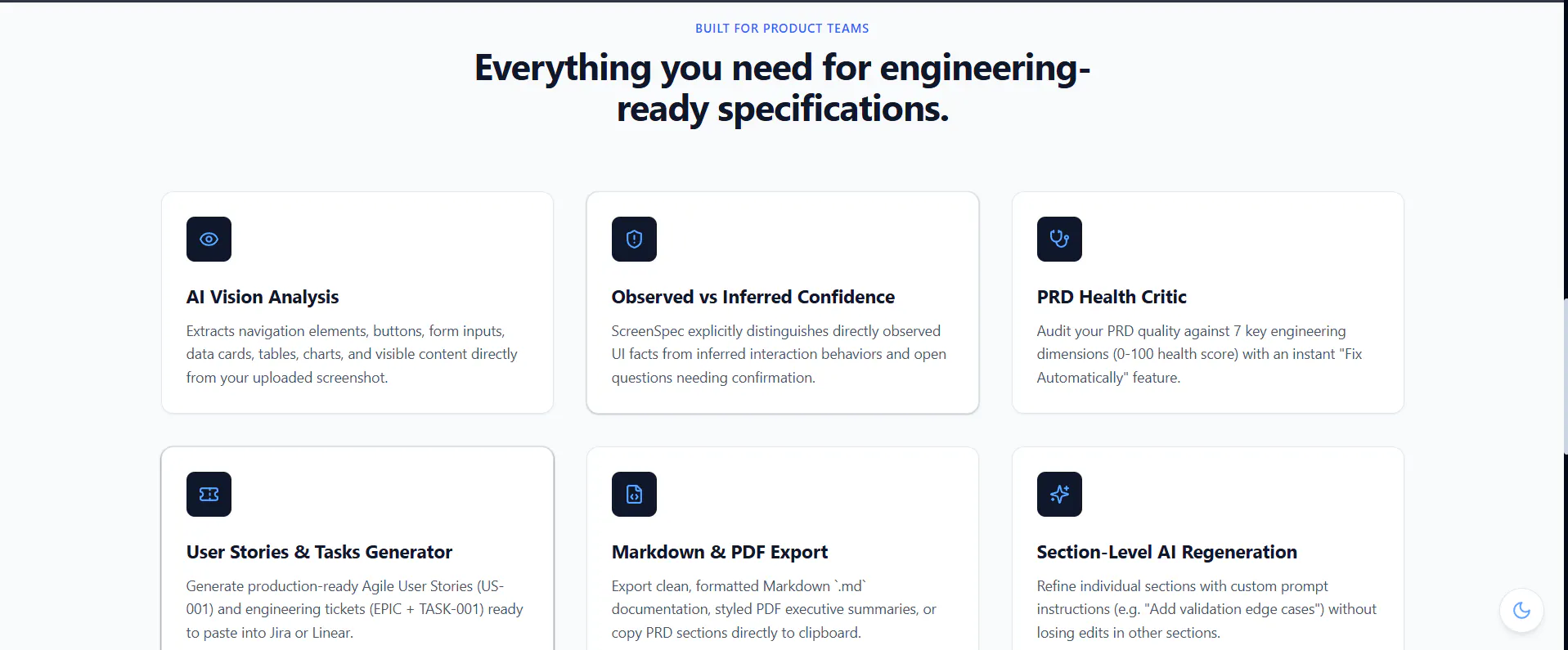 Screen Spec gallery image
