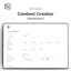 Content Creation Notion Template