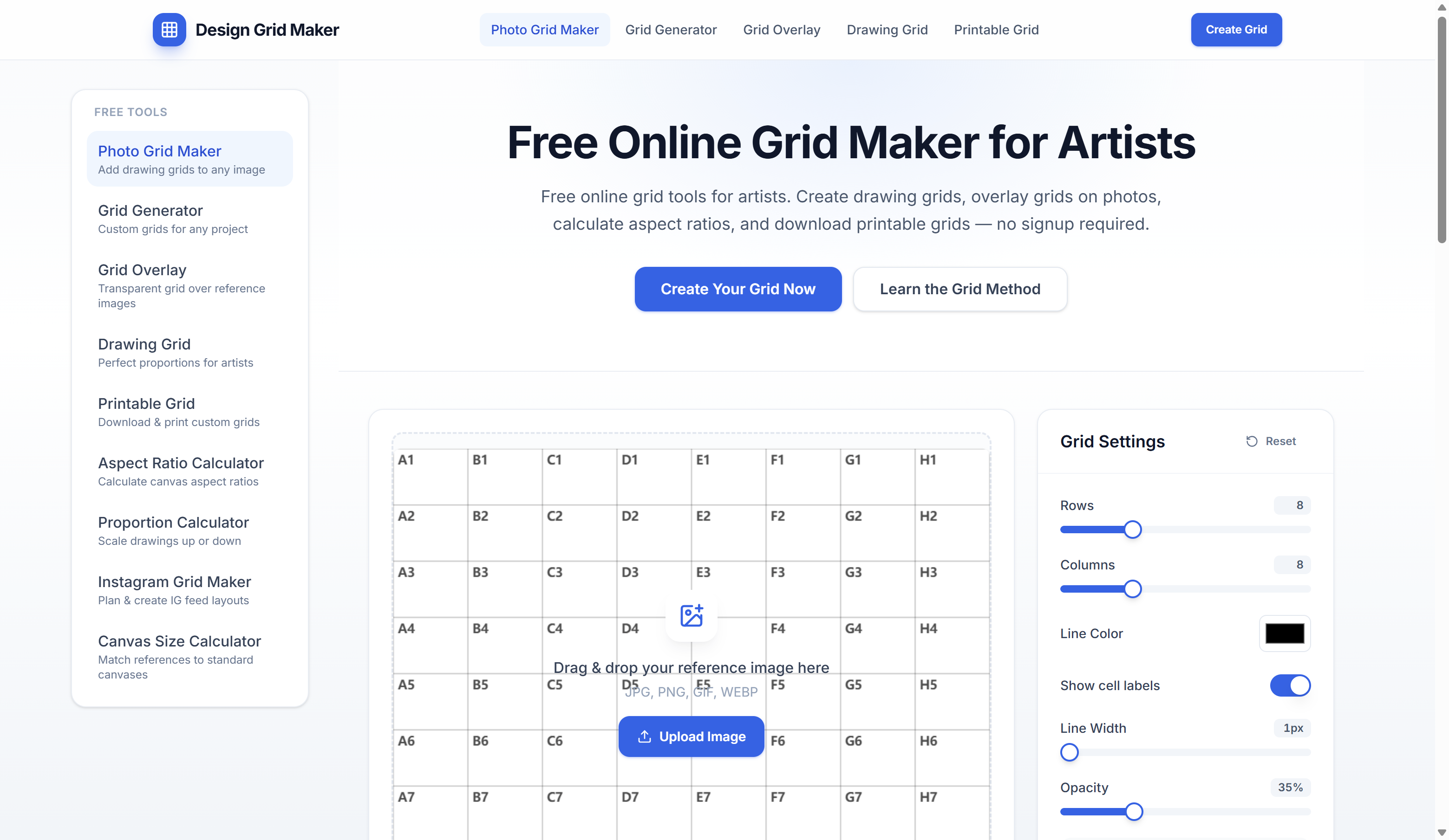 grid maker gallery image