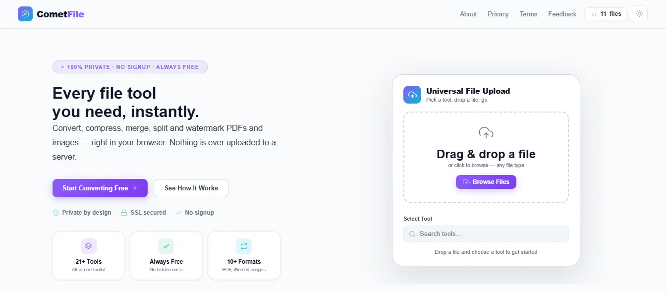 CometFile gallery image